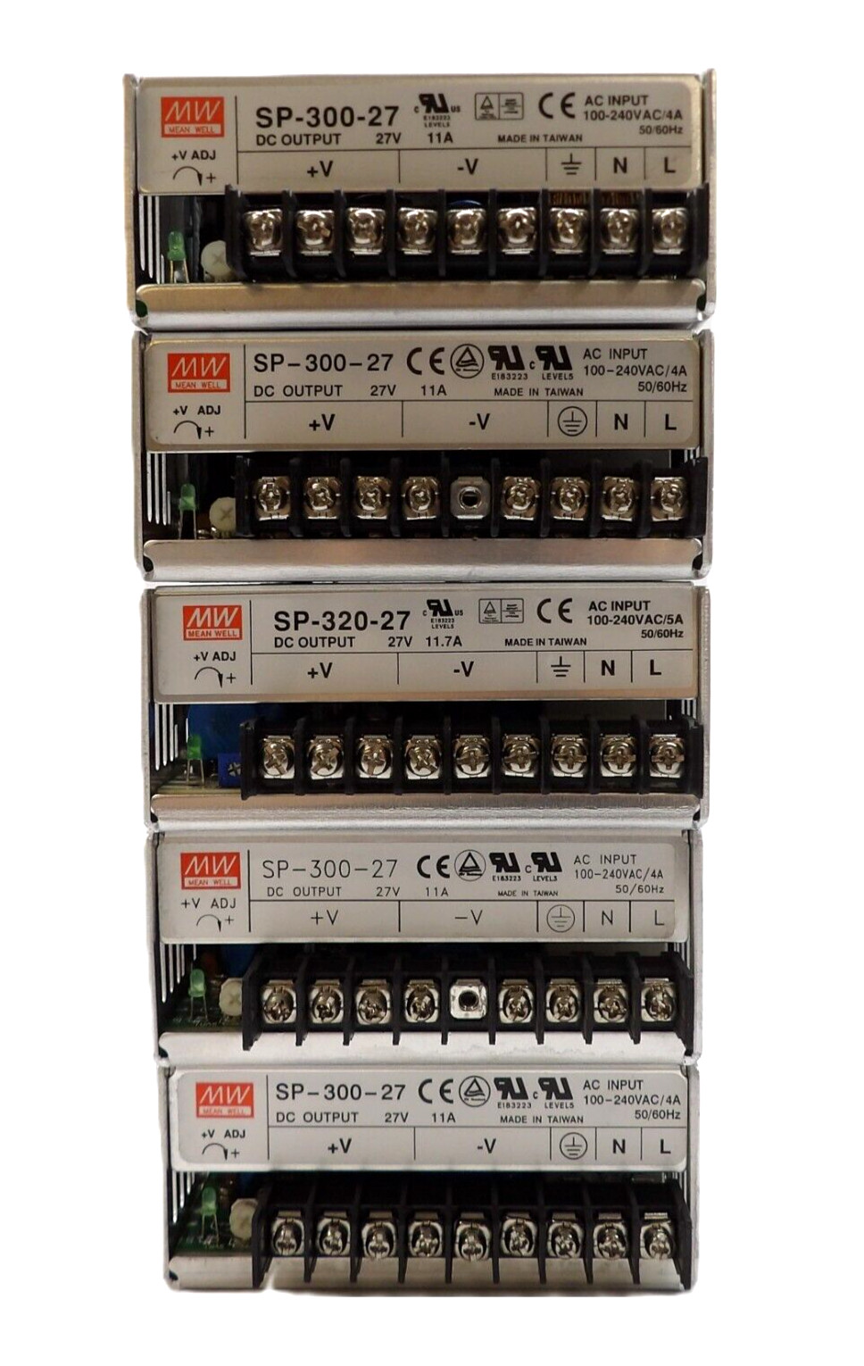 Mean Well SP-300-27 Industrial Switching Power Supply Reseller Lot of 5 Working