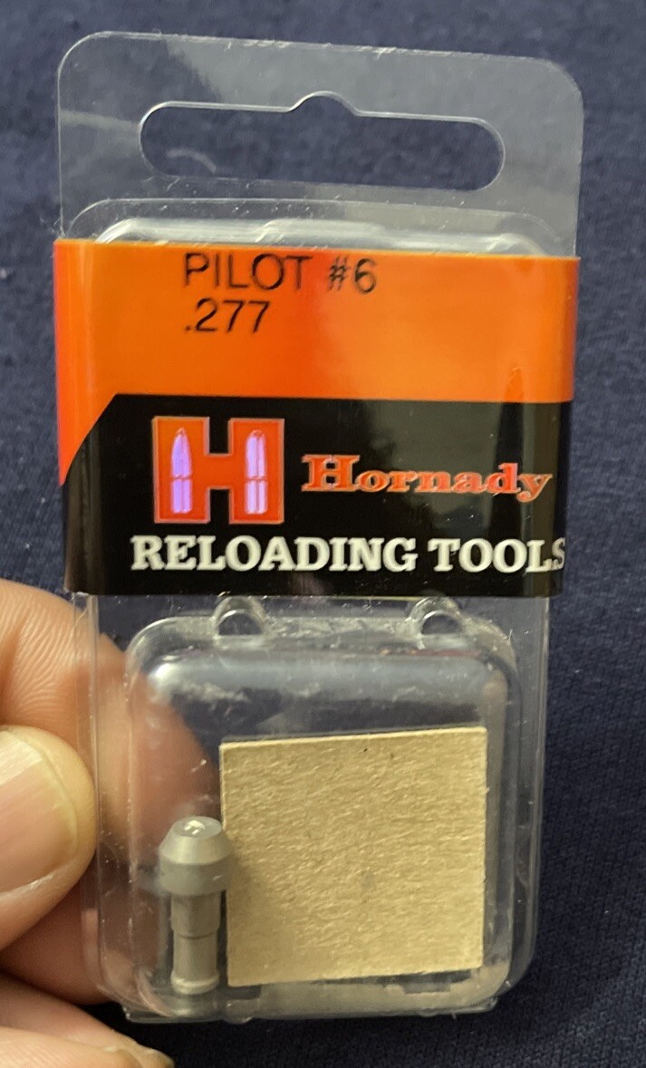 Hornady Reloading Tool / # 6 Case Trimmer Pilot Caliber .277 Diameter 390948