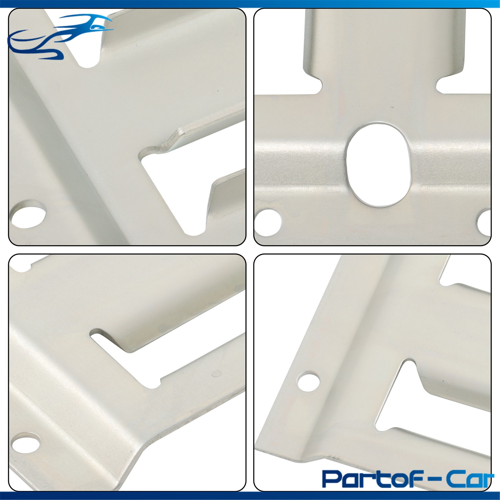 Silver 2 Pack 60" E Track Rail Sections Fit For Mounting In Trailers
