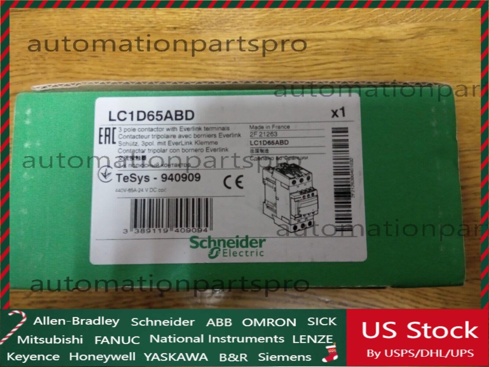 Schneider LC1D65ABD Contactor 65A New In Box Fast Shipping