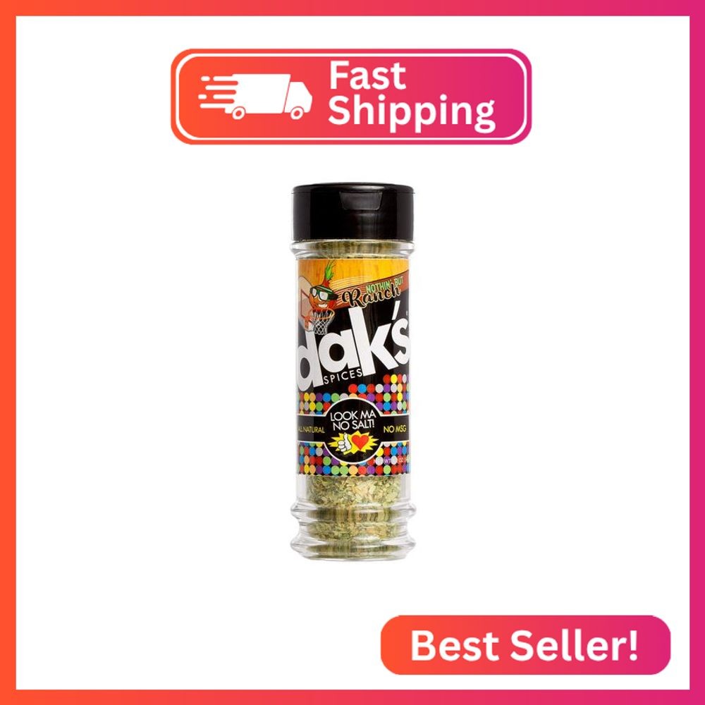 DAK's Spices Nothin' But Ranch Blend | 100% Salt & Sugar Free | Healthy Seasonin