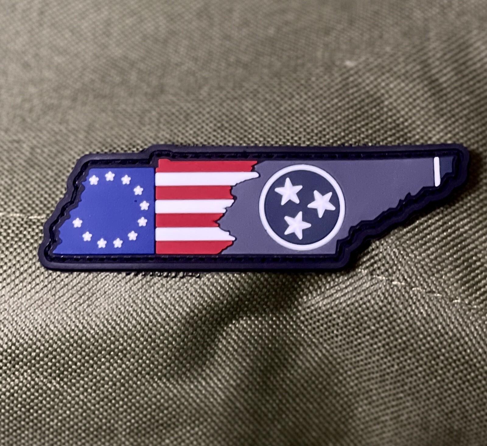 Tennessee Patriot PVC Morale Patch