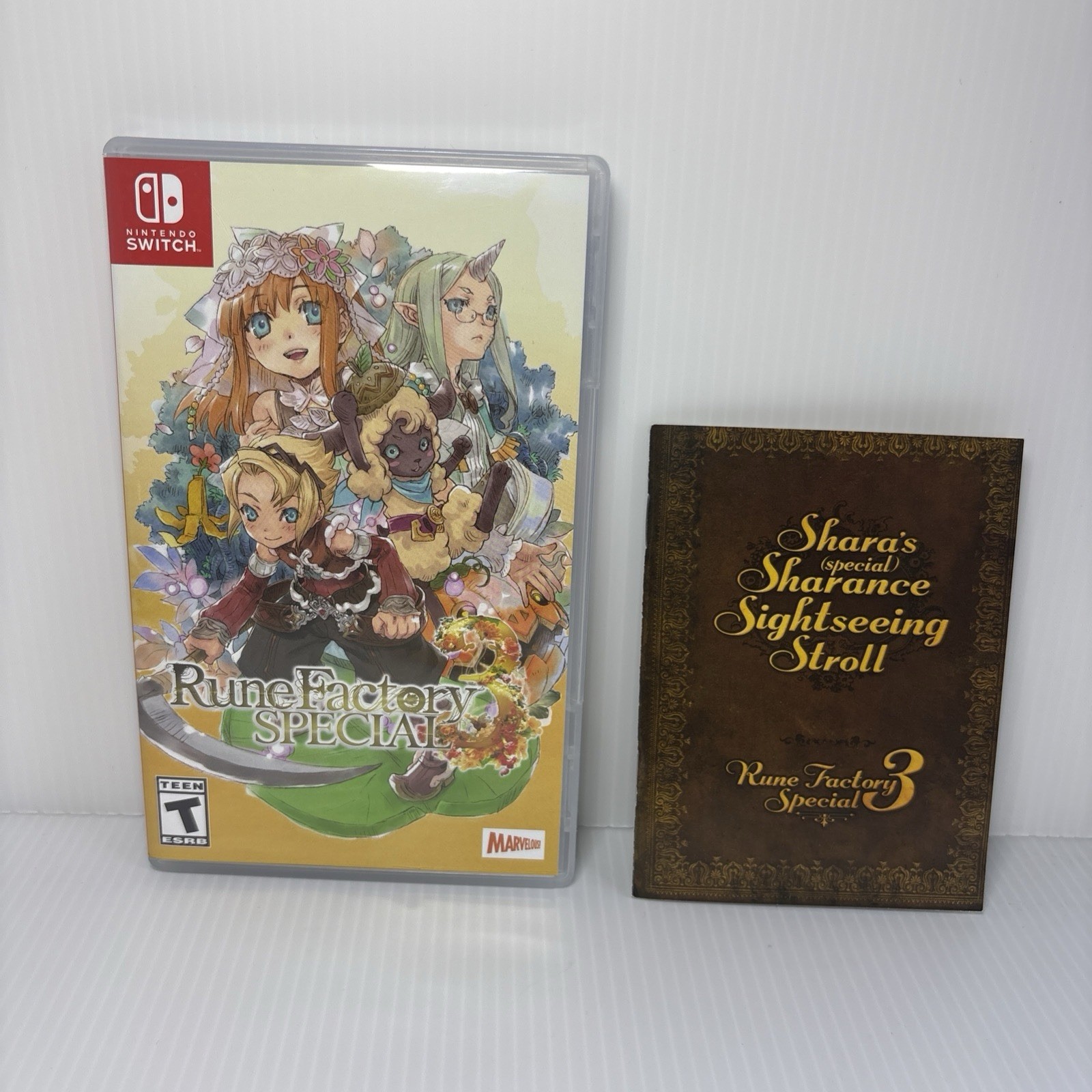 Rune Factory 3 Special SE (Nintendo Switch) - Authentic Case w/ Manual - NO GAME