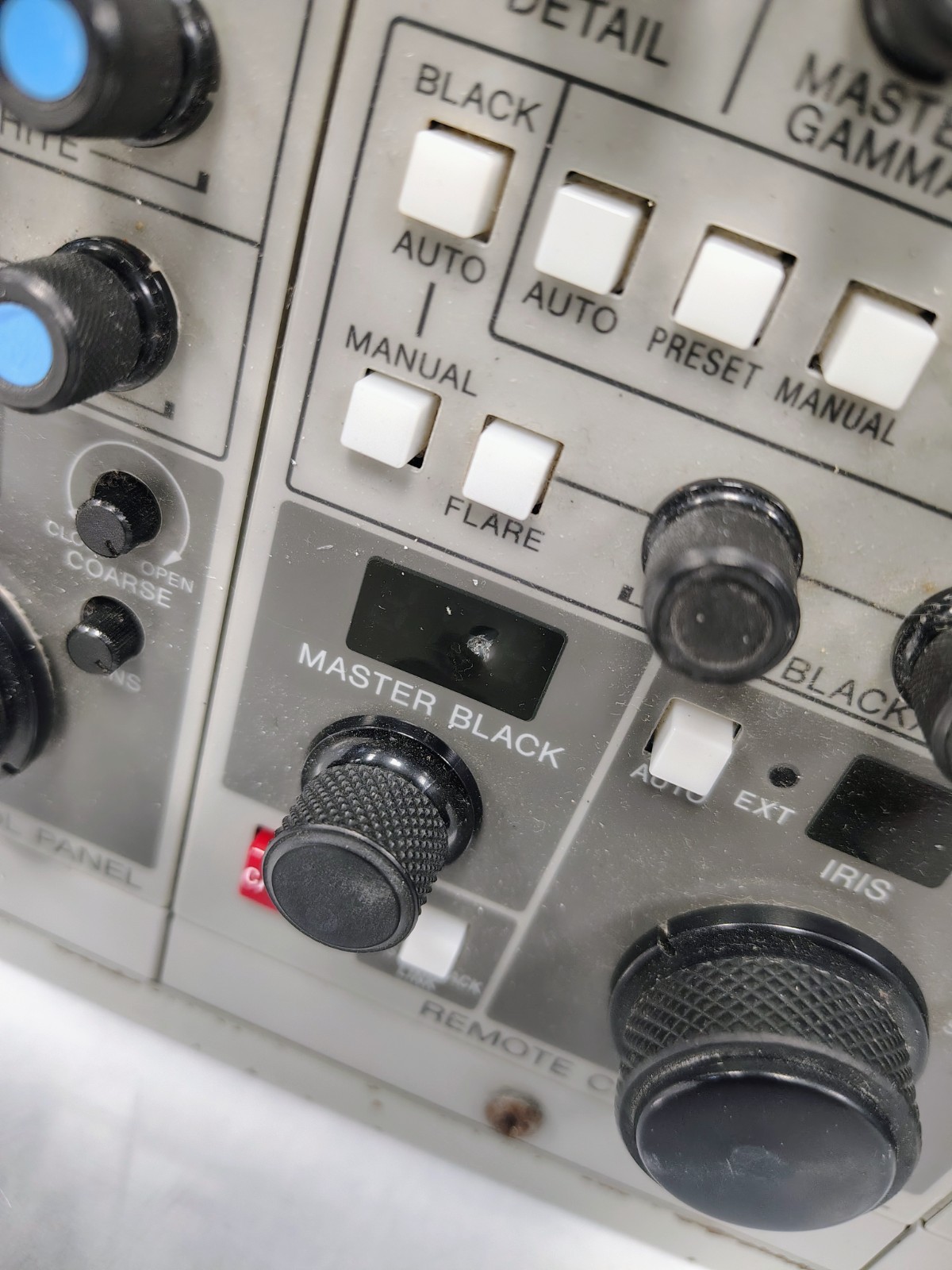 (4) SONY REMOTE CONTROL PANEL RCP-TX7 - NO CABLES - UNTESTED