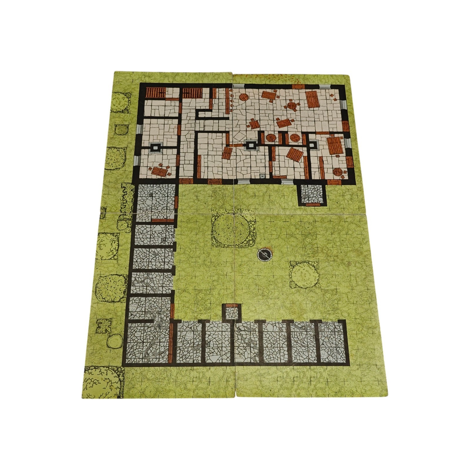 Vintage Fantasy RPG Battle Maps Dungeon Cavern Inn AD&D D&D