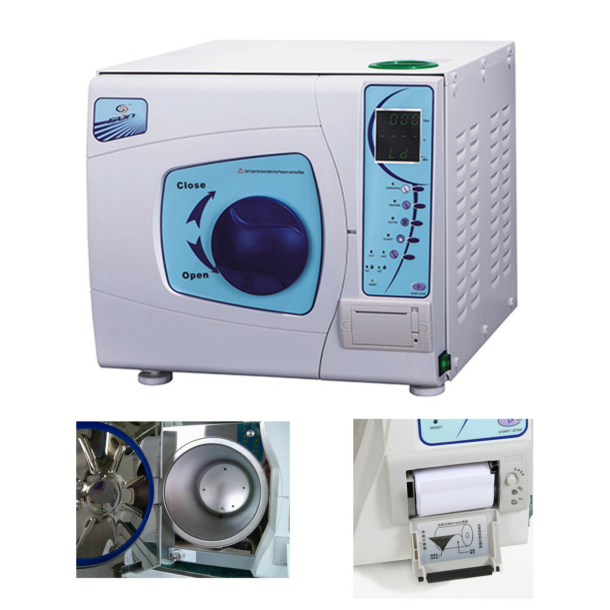 16L Dental Autoclave Pressure Steam Sterilizer Class B with Printer Sun16-II