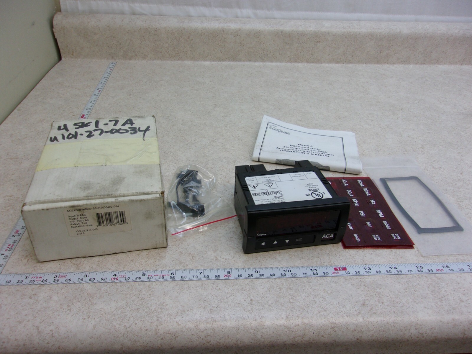 Simpson H335146020 Digital Panel Meter – F0594 Model