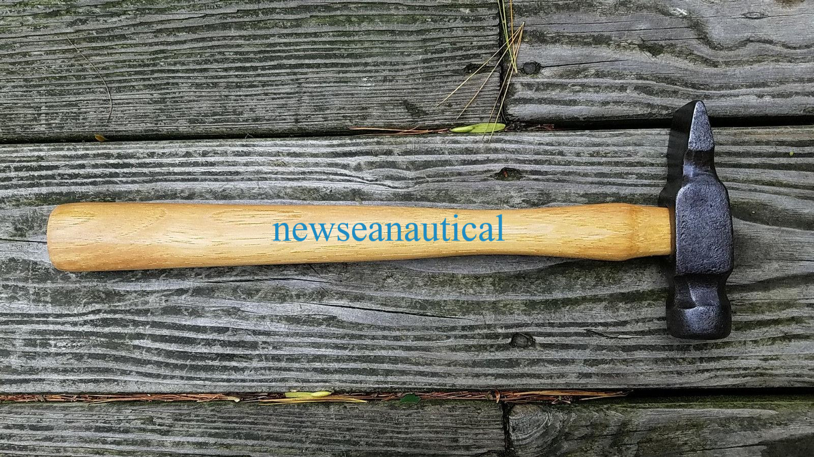 Vintage blacksmith crosspein forging hammer 2lb refinished NICE handle