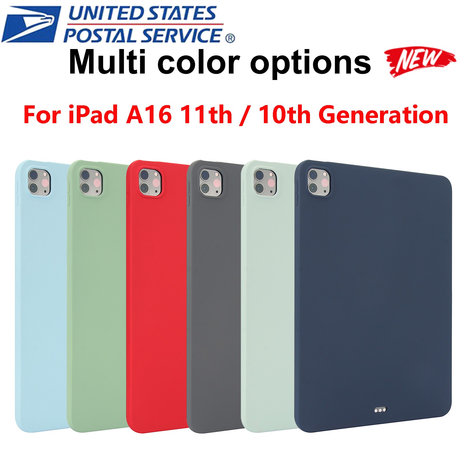 Silicone Case For Apple iPad A16 11th / 10th Gen (2025/2022) Slim Soft TPU Cover