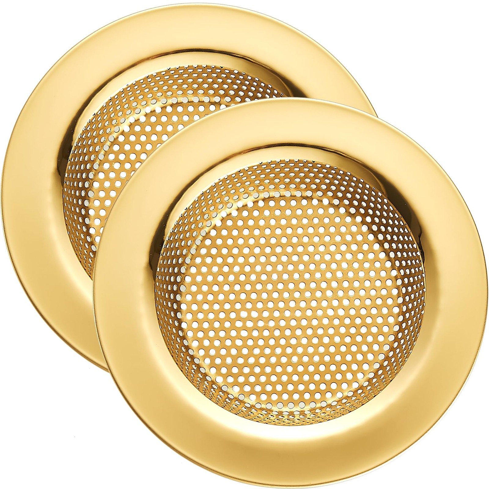 LASSHSWA Kitchen Sink Strainer Stainless Steel, Kitchen Sink Drain Strainer, Gol