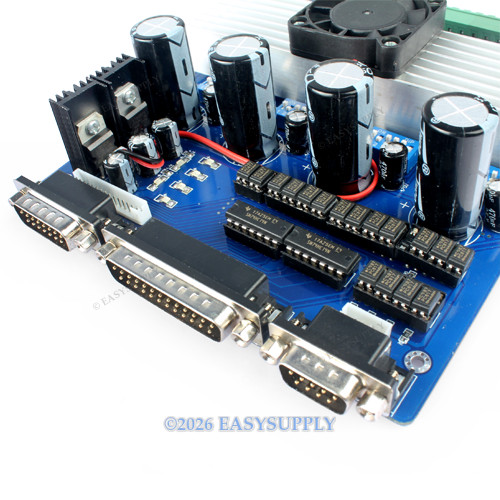 NEW 4 Axis TB6560 Stepper Motor Driver Board Controller + DEMO Mach3 + DB25 Cabl