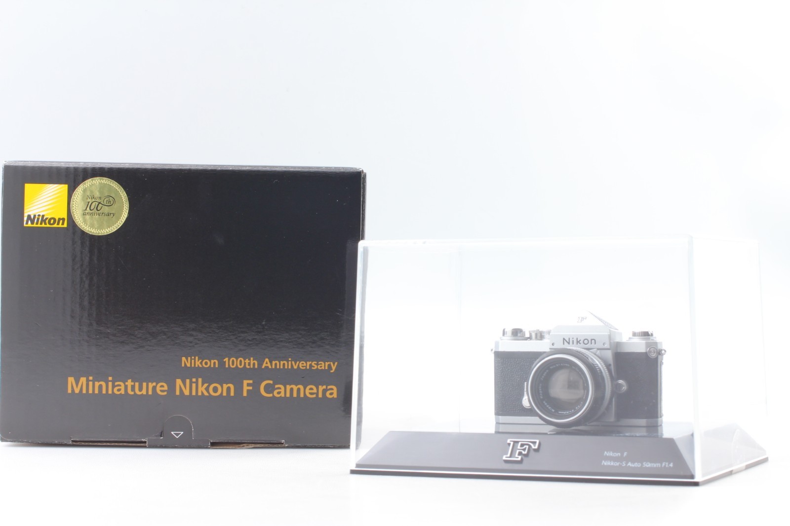【 UNUSED in BOX 】 Nikon 100th Anniversary Miniature F Camera for Display Japan N