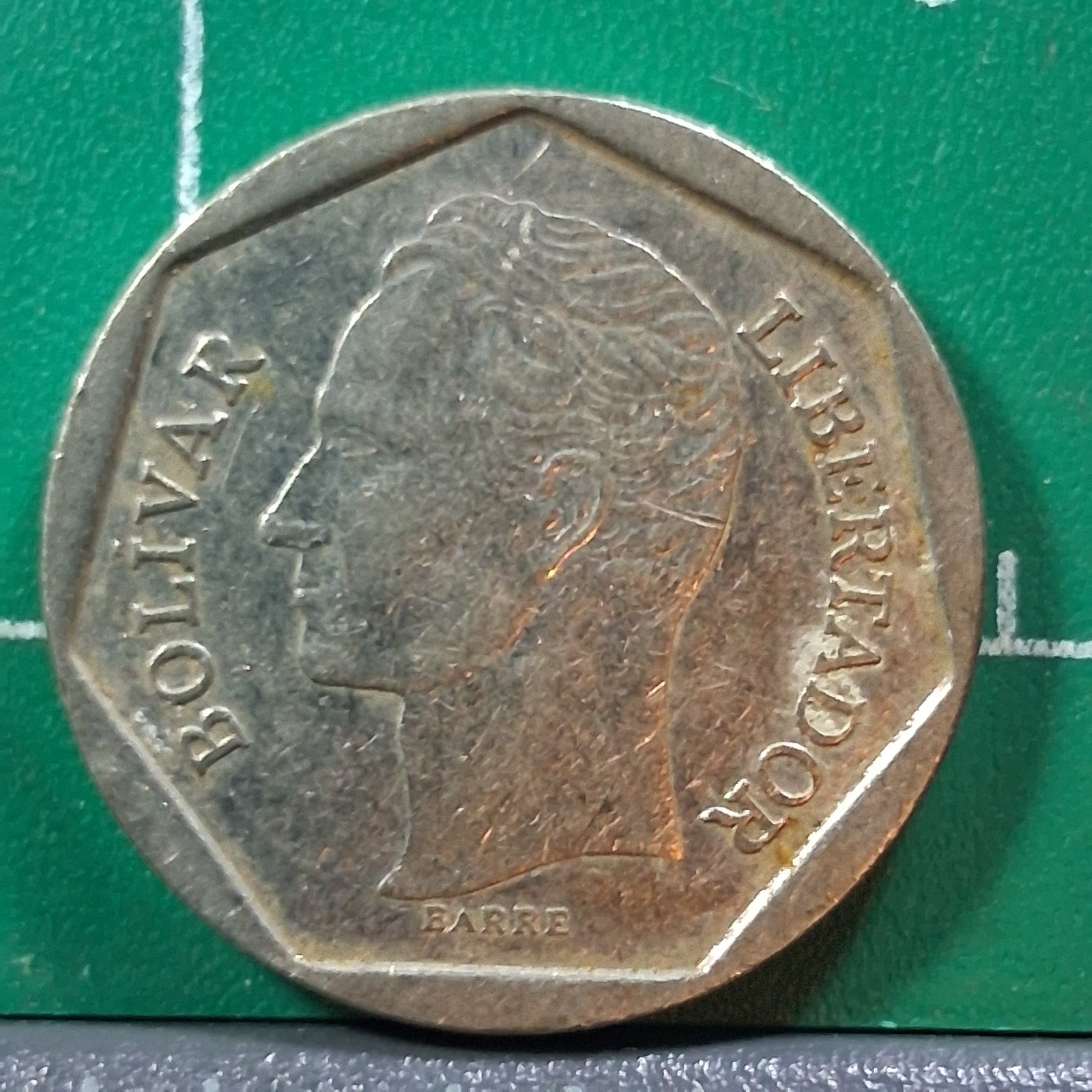 1998 Venezuela 100 Bolivares Coat of Arms / Simon Bolivar Coin