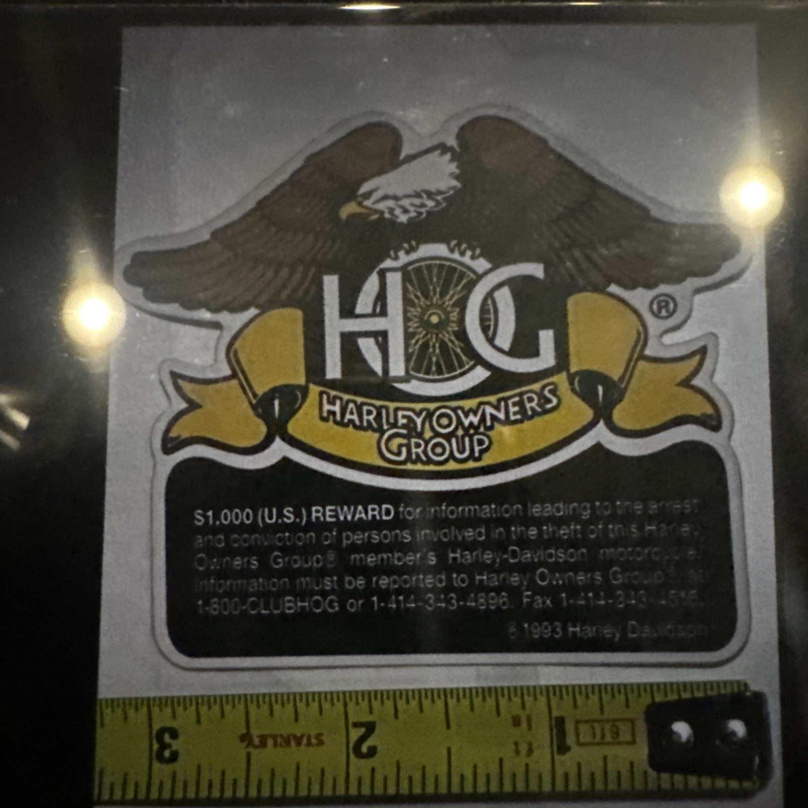 HOG Harley Davidson Owner Group Sticker
