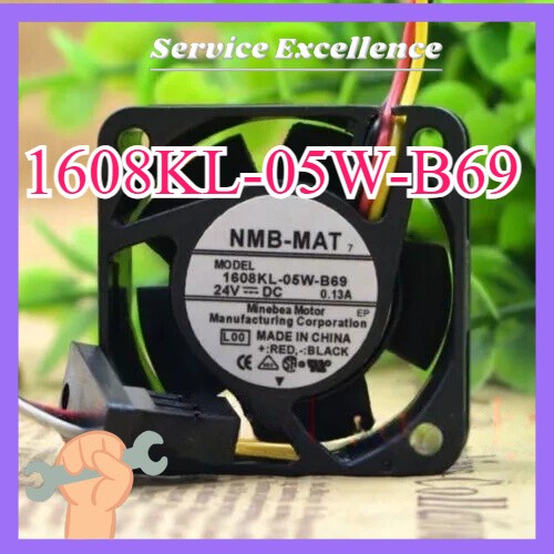 One Brand New NMB DC 24V 0.13A Fan 1608KL-05W-B69 Fast Shipping 1608KL-05W-B69