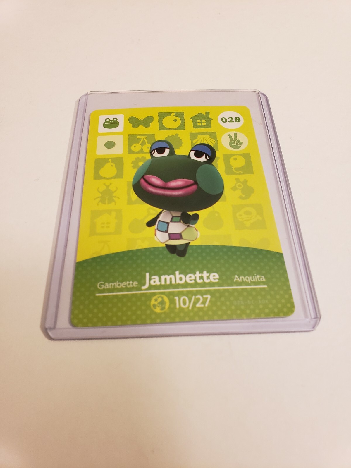 !SUPER SALE! Jambette # 028 Animal Crossing Amiibo Card Horizons Series 1 MINT!