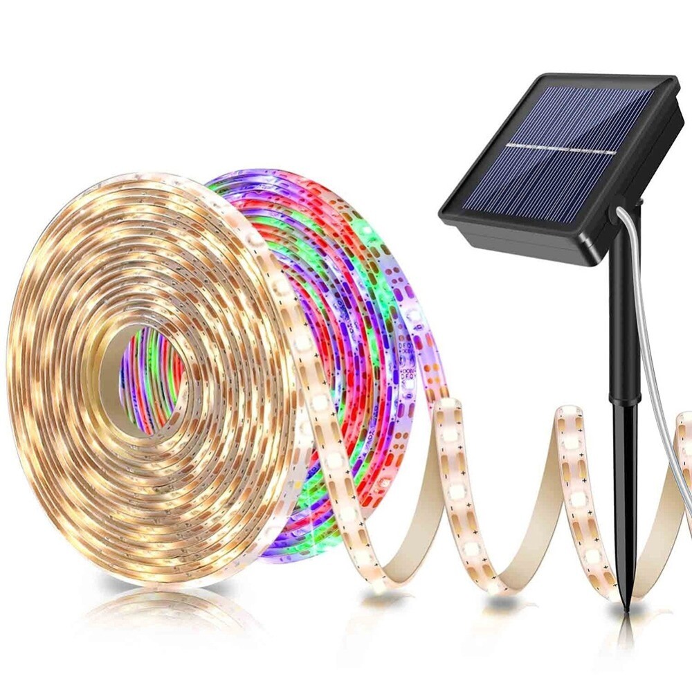 Solar LED Strip Light Flexible Lamp Outdoor Garden Home Patio 150/300 led