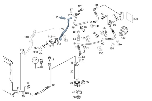 Genuine Mercedes-Benz Coupling Mechanical 210-540-21-81