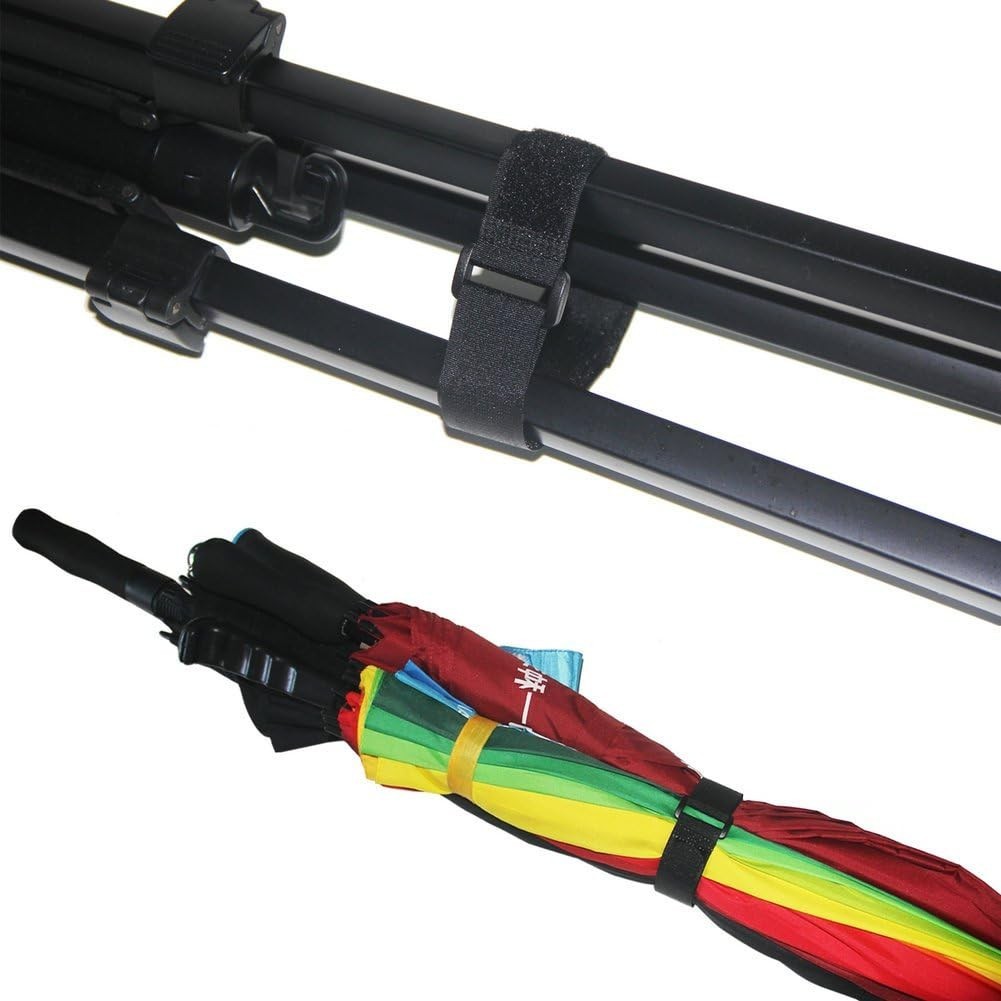 16 Pack] 1 x 18" Hook and Loop Reusable Fastening Nylon Cable Securing Straps...