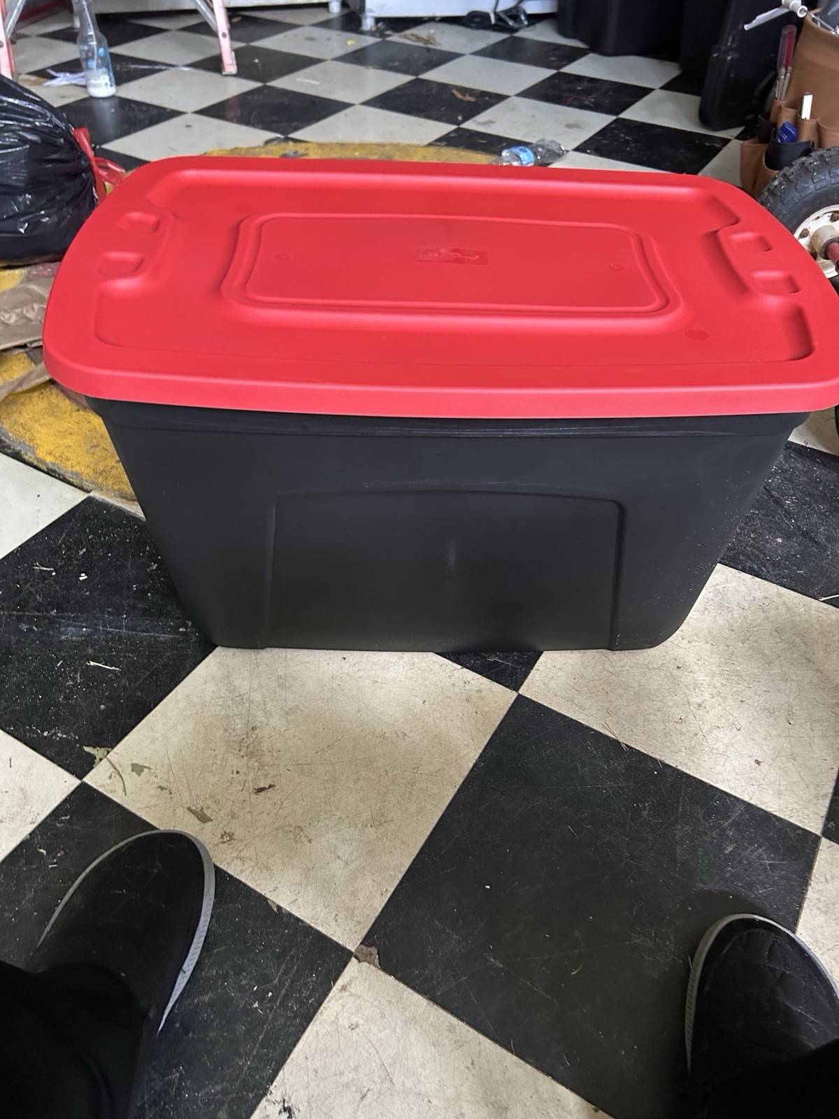 Sterilite Large Storage Bin, 27 Gallon Durable Plastic Storage Tote