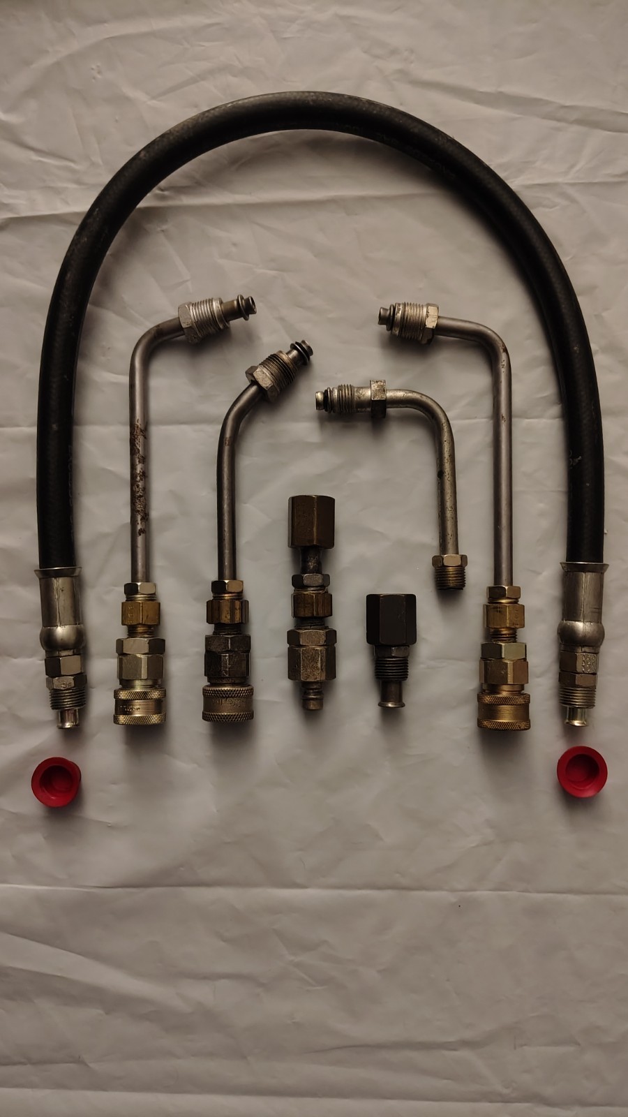 Lot of Adapters for Kent-Moore J-25323-A Power Steering Analyzer