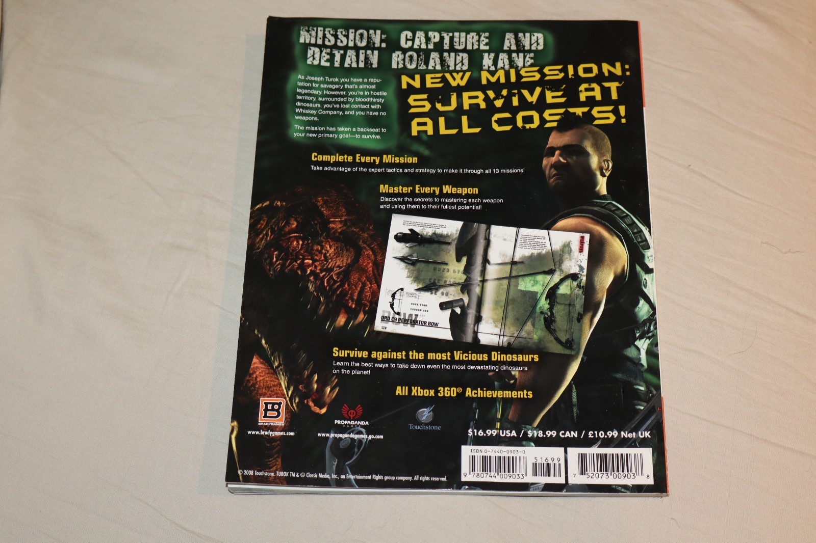 2008 BradyGames Turok Strategy Guide