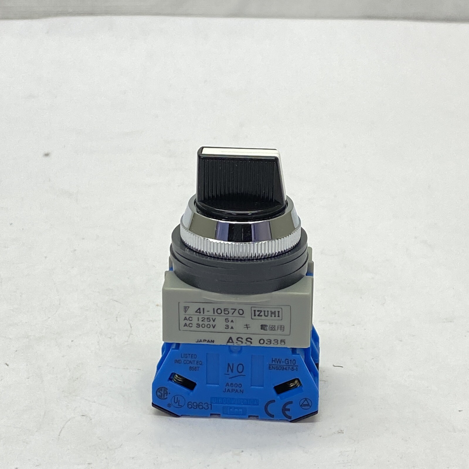 NEW IDEC 3 Positon Spring Return 125/300V 5/3A Control Switch ASS3320N