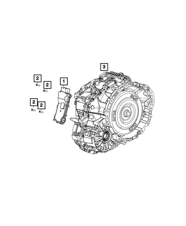 Genuine Mopar 2018 Compass Transmission Control Module 68416638AA
