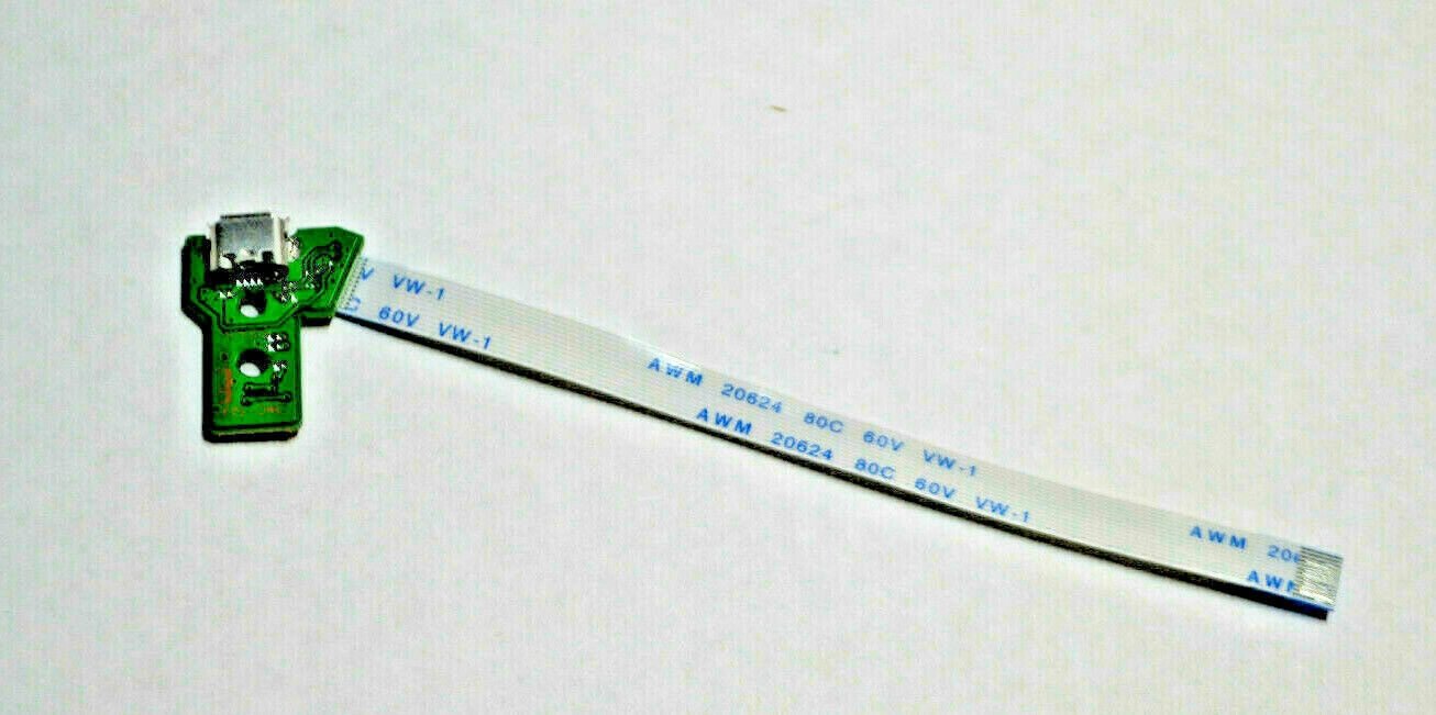 Charging Port Board & Ribbon Cable for PS4 Dualshock Controller JDM/JDS 040