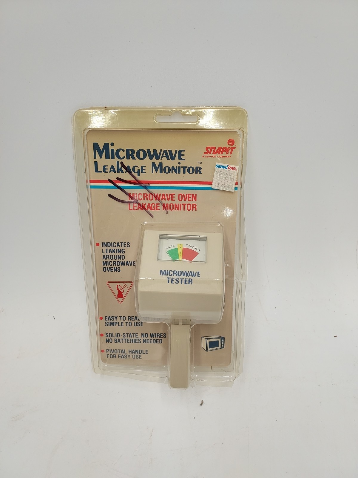 Vintage 51029 Snapit  MICROWAVE LEAKAGE MONITOR 1990 Original Packaging