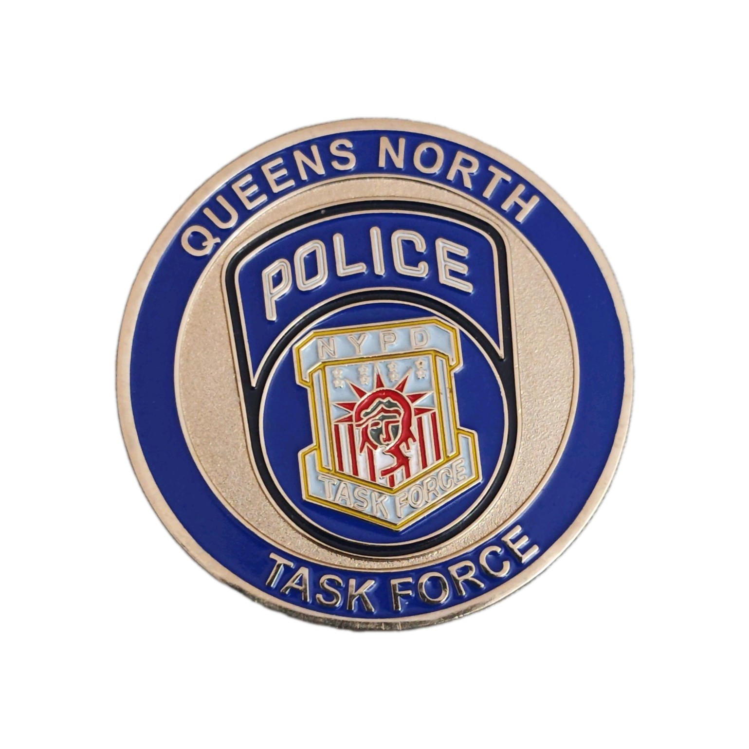 Rare Collectors Item Nypd Queens North Task Force Challenge Coin