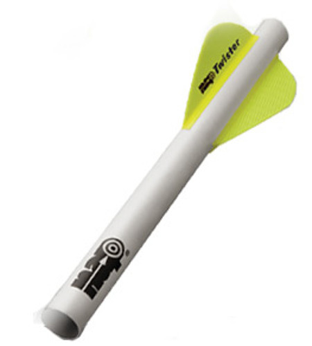 NAP New Archery Products QuickFletch 2" Twister Vane System, (W,Y,Y) 6 Pack