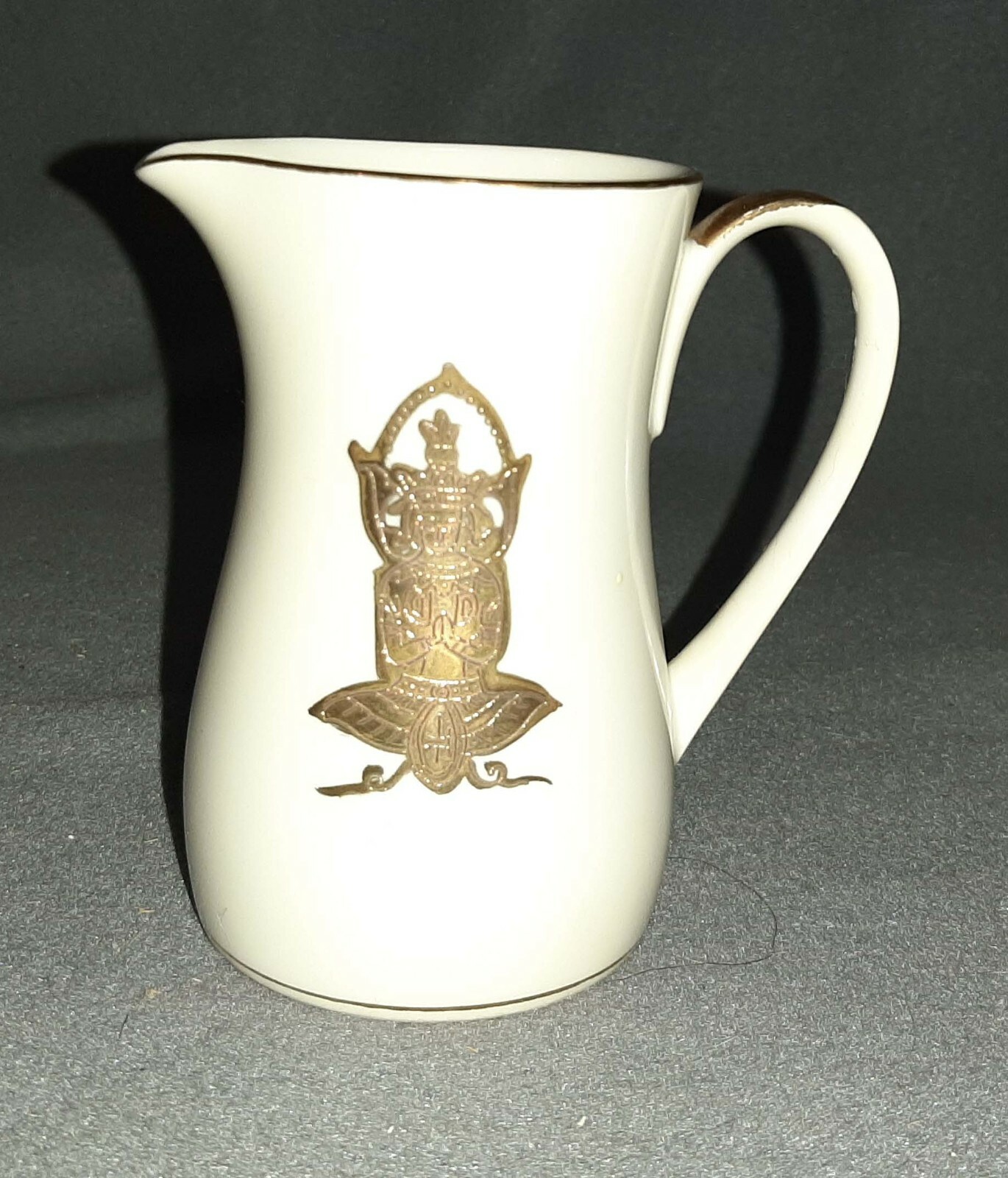 Kutani China - BUNJI - Creamer - 3 7/8" Diameter x 4 3/8" Tall