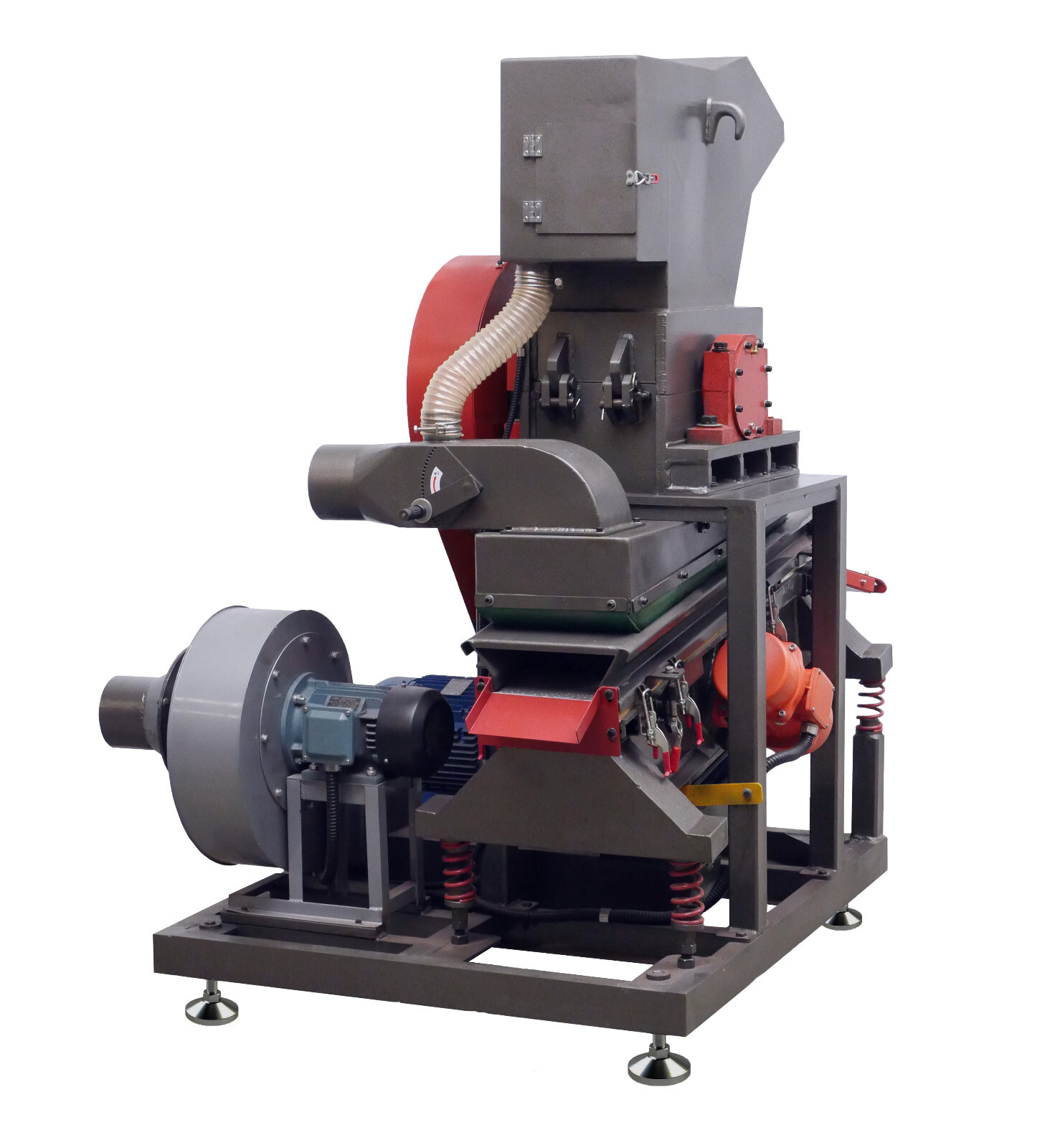Industrial Compact Copper Wire Granulator Processes Low-Grade Copper Separation