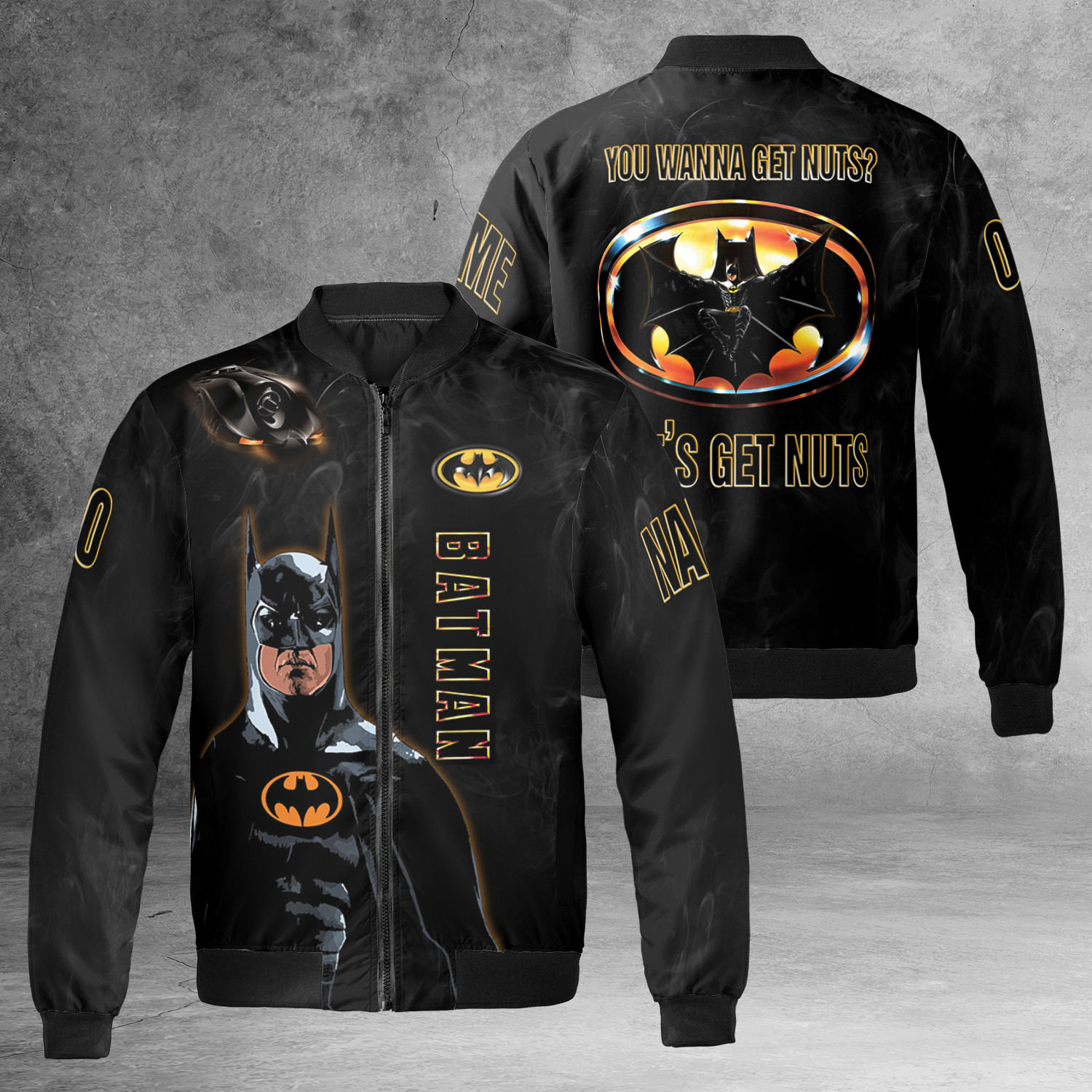 Personalized Batman You Wanna Get Nuts Let's Get Nuts Jacket