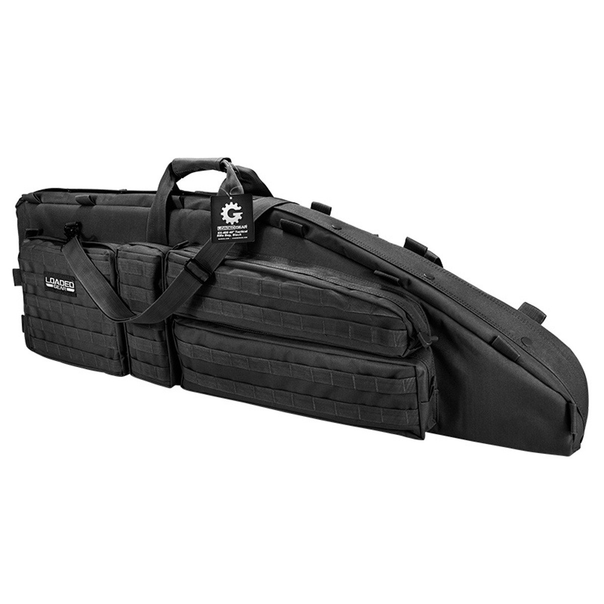 Barska Loaded Gear RX-600 46" Tactical Soft Dual Rifle Bag, Black