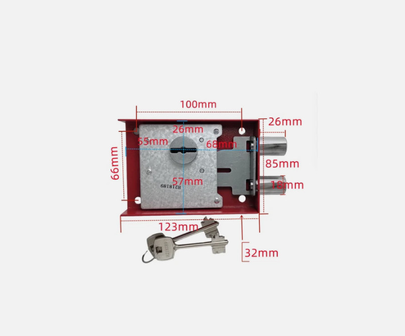 Safe Blade Lock Small Safe Lock Password Box Mechanical Lock Anti-theft Lock