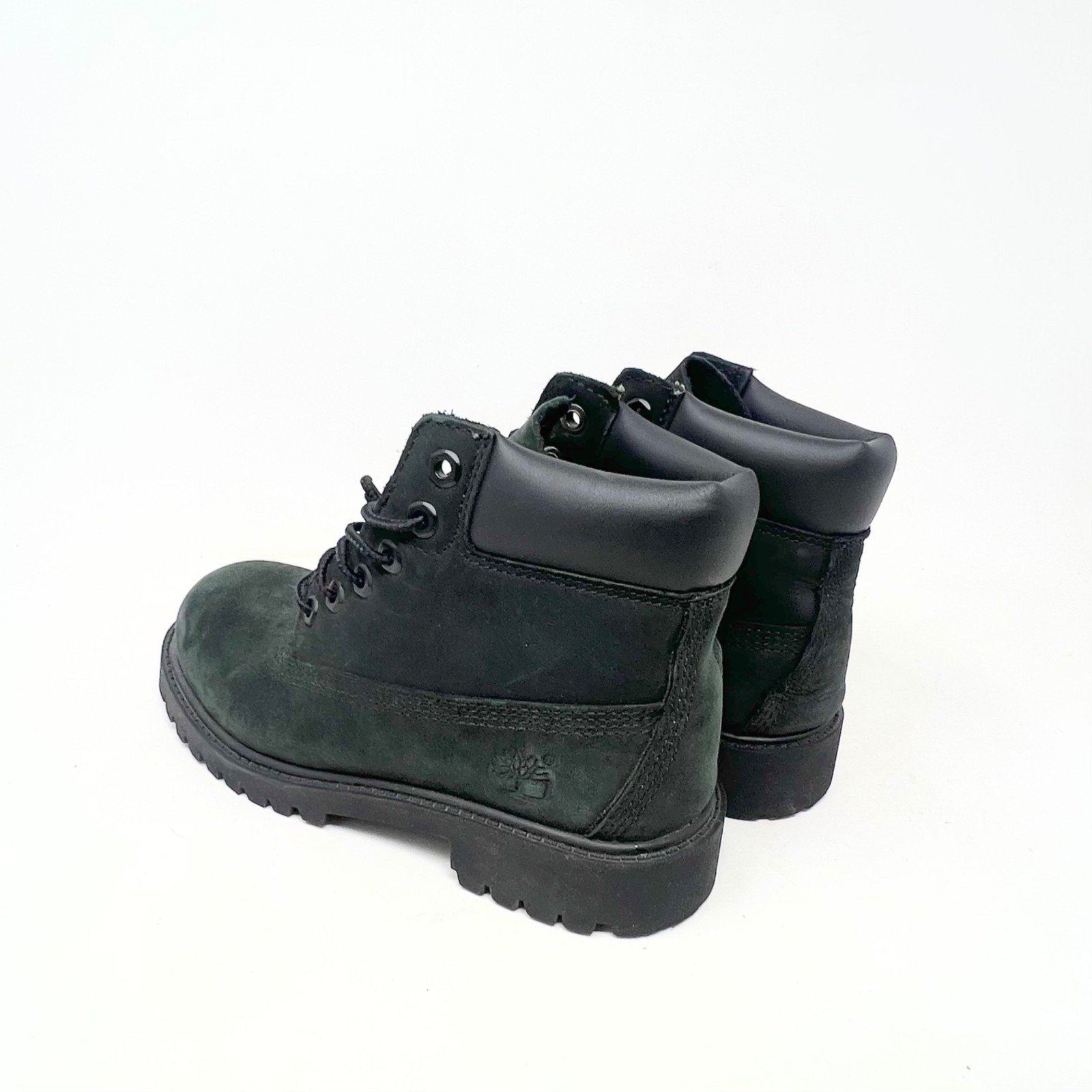 Timberland Black Leather Boot US Shoe Size 1Y