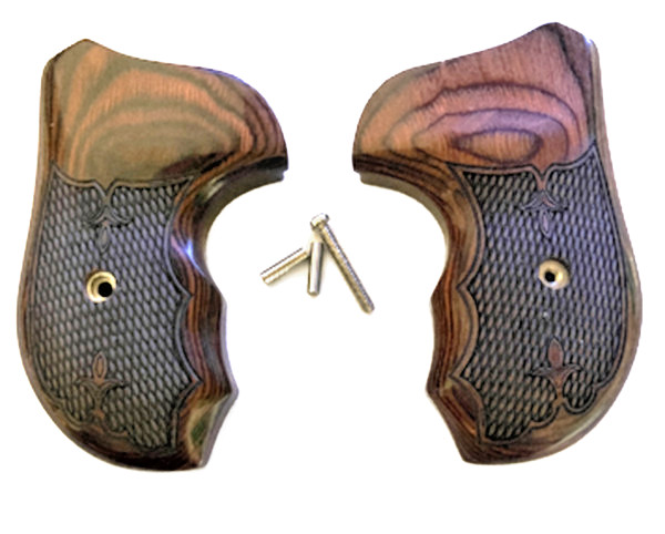 J Frame Grips fits most Smith & Wesson S&W Rosewood Checkered Full wrap