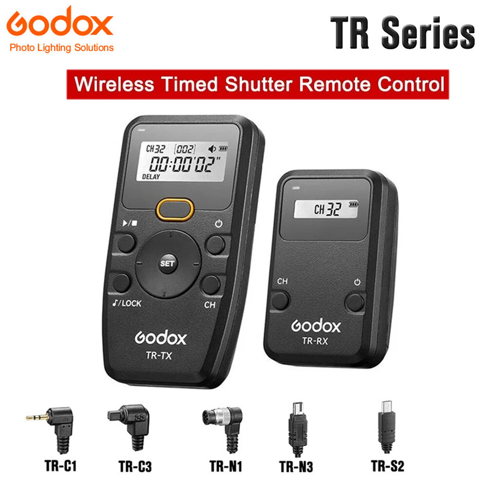 US Godox TR Series TR-TX TR-RX 2.4G Wireless Timer Remote Control C1 C3 N1 N3 S2