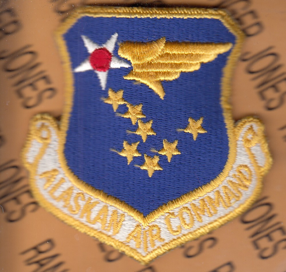 USAF Air Force Alaskan Air Control AAC shield ~3" patch c/e