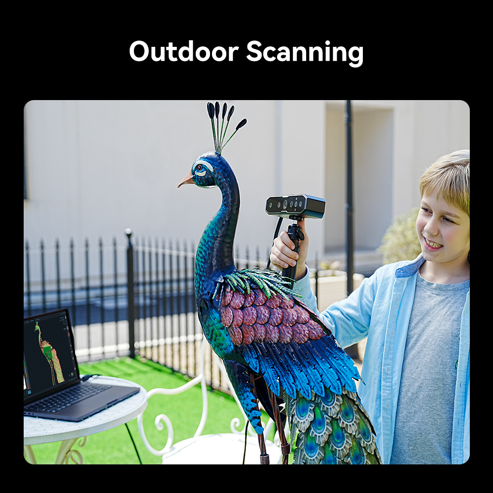 Creality 3D Scanner CR-Scan Otter 0.02mm Accuracy Scan for Black/Metal Objects