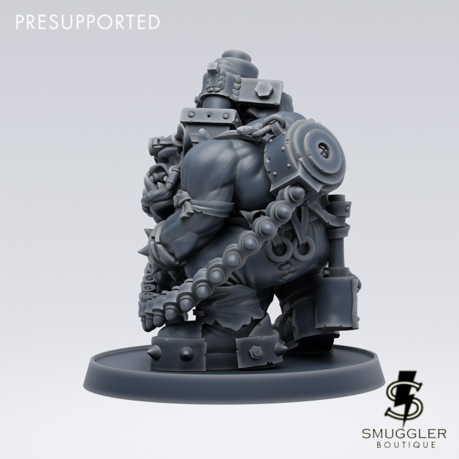 Ork Skuzgad Da Big Shoota - Space Orc Proxy 3D Tabletop Miniature