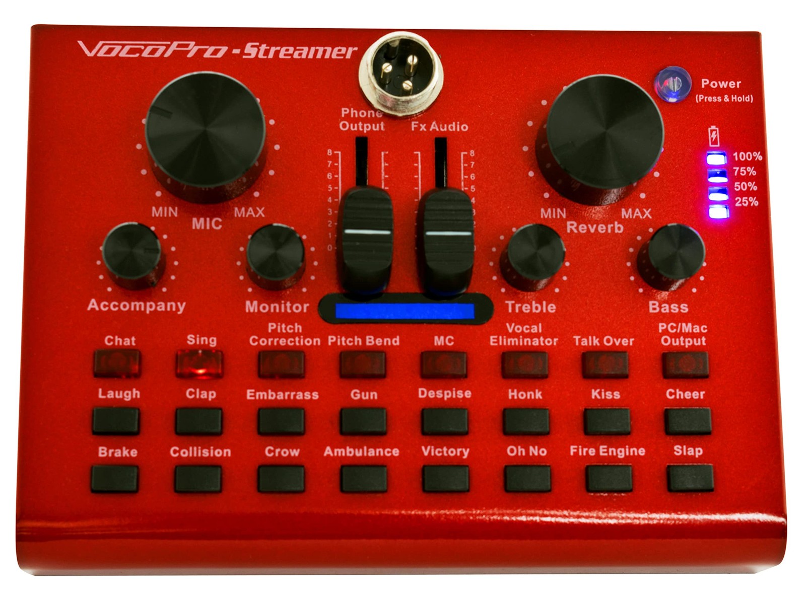 VocoPro Portable Studio, USB Audio Interface with Microphone, for Recording...