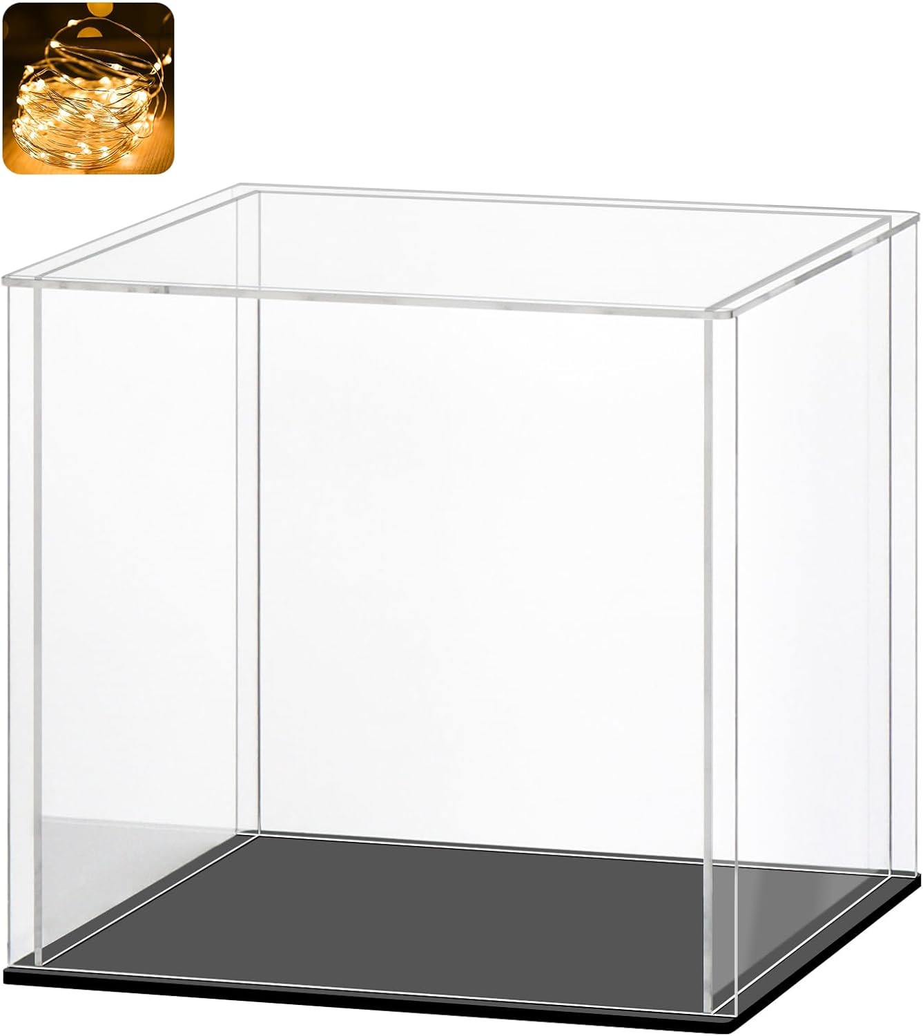 14X14X14 in Acrylic Display Case, 2.0Mm Thick Dustproof Display Box