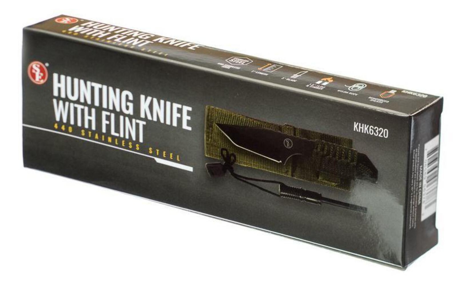 Survival Knife with Fire Starter