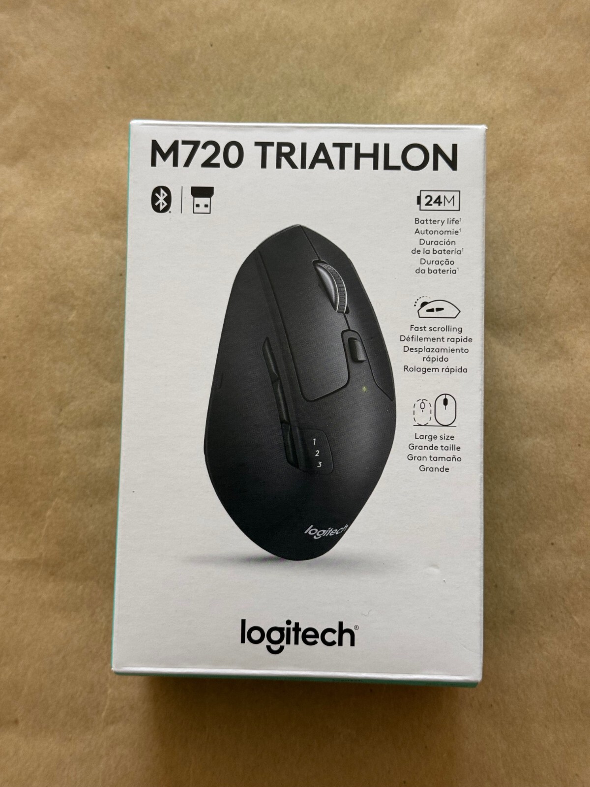 NEW LOGITECH M720 TRIATHLON WIRELESS MOUSE 910-004790 FAST FREE SHIPPING