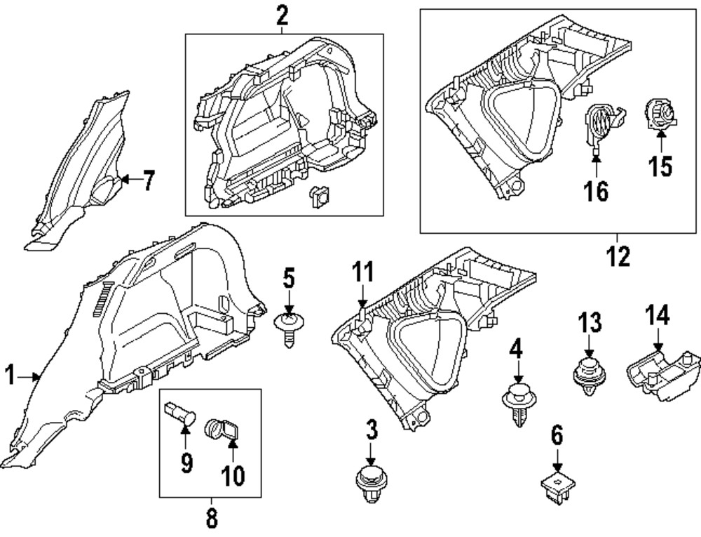 Genuine Mazda Speaker Cover KB8C-68-222-75