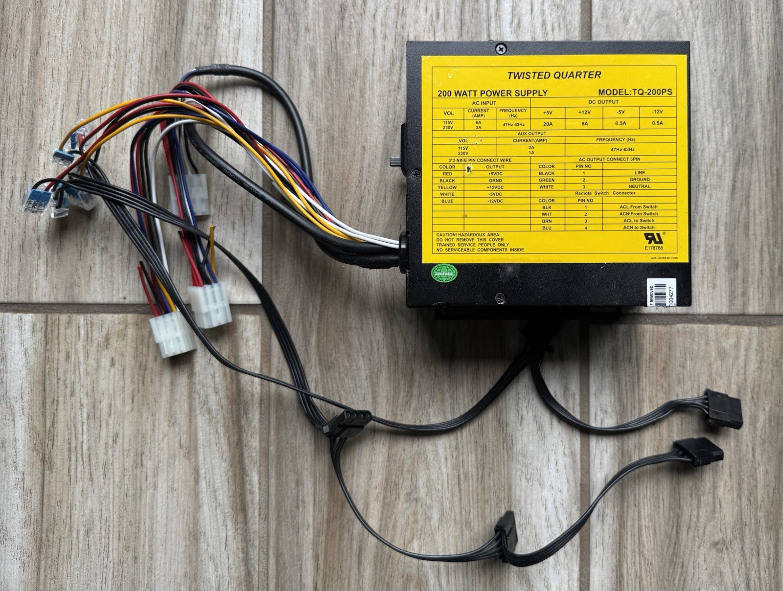 Twisted Quarter TQ-200PS 200W Power Supply