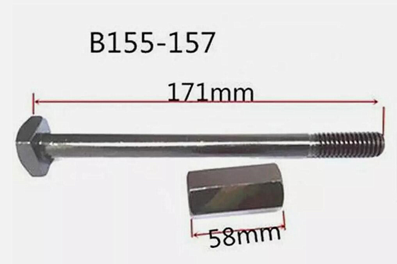 Set Mill Part J Head Milling Machine T-Bolt Assembly Mounting Head B155-157 Tool